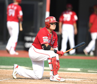 [포토] 추신수 '삼진을 당하다니'