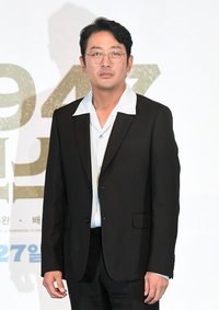 [포토]'열일' 중인 하정우, 오늘은 '1947 보스톤'으로!