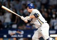 [포토] 김형준, 4회 동점 만드는 적시타