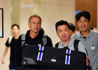 [포토]‘사우디 아라비아 평가전마치고 귀국하는 클린스만 감독