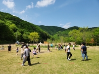 평창군 가족센터, ‘부모는 자녀의 거울이다’...가족글램핑 진행