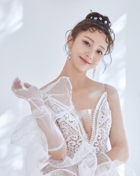 ‘결혼 D-6’ 안혜경, 웨딩사진 공개..순백의 아름다움