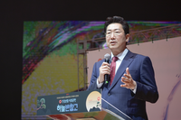 [포토]원강수 원주시장, 추석맞이 사회공헌나눔행사 참석