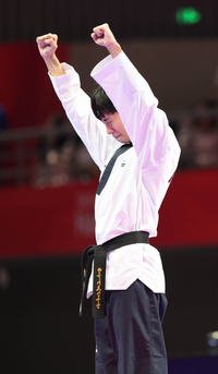 강완진-차예은, 태권도 품새 ‘동반 금메달’...대한민국 선수단 ‘금빛 단비’ 내렸다 [SS항저우in]