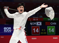 ‘4연패 도전’ 구본길, ‘10-14→15-14’ 대역전승으로 4강+오상욱도 준결승행…5년만 결승 ‘맞대결’ 성사되나[SS항저우in]