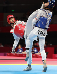 태권도 80㎏급 박우혁, 극적 결승으로 은메달 확보…남자 68㎏급 진호준은 동메달