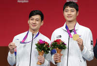 서로 칼 ‘겨눴던’ 오상욱·구본길, 단체전 ‘3연패’ 위해 합심…‘어펜져스’가 뜬다[SS항저우in]