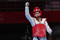 태권도 이다빈, 중국 넘지 못하고 67㎏ 이상급 은메달…여자부 최초 ‘3연패’도 실패[SS항저우in]