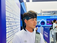 남자 양궁 개인전 4강 ‘탈락’에도 씩씩했던 이우석 “멈추면 선수 아니죠, 혼성·단체전 금메달 위해”[SS항저우in]