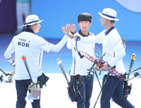 이번에도 인도에 막혔다…‘2연패 좌절’ 남자 양궁 컴파운드 단체, 은메달 ‘확보’[SS항저우in]