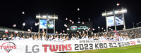 [포토]‘29년만에 한국시리즈 직행 LG, 잊을 수 없는 밤’