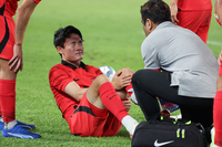 3연패 ‘고지’ 눈앞에 두고…‘쓰러진’ 엄원상, 황선홍호에 찾아온 첫 ‘변수’[SS항저우in]