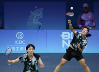 韓배드민턴 남녀복식조 흔들...이소희-백하나도 1위 中에 0-2 져 은메달 [SS항저우in]