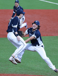 ‘마침내 해피엔딩’ 고우석 국제무대 4수 끝에 웃었다, 영원히 남을 금메달 장면 만들었다[SS항저우in]