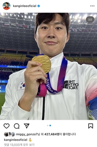 이강인 금메달 획득에 PSG-음바페도 신났다, 좋아요-댓글 퍼레이드