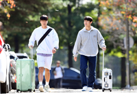 [포토]이야기 나누며 파주 NFC 입장하는 김영권-이재성