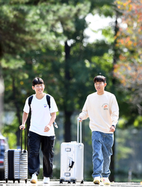 [포토]홍현석-정우영, 금메달 따고 가벼운 발걸음으로!