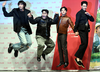 [포토] 이광수-김기방-도경수-김우빈 '점프점프'