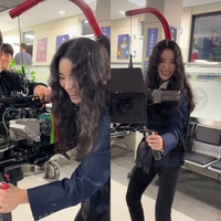 이도현♥ 임지연, 스태프 고생 체험 “카메라 무거워요”