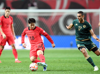 고구마 공격 해결사는 이강인, 후반 프리킥+기습 왼발 슛으로 ‘쾅,쾅’…한국, 튀니지에 2-0 리드 [SS현장]