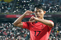 [포토]세리머니 하는 정우영