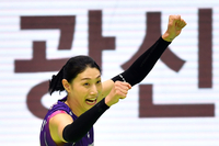 [포토]‘역전승 기대...환호하는’ 김연경