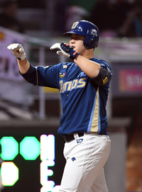 [포토]NC 김형준, 쳤다하면 홈런!