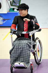 사격 이철재, ‘로더’ 아내와 함께 장애인AG ‘첫 메달’ [SS항저우in]