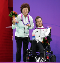 [포토] 최예진-문우영 ‘은메달 목에 걸고 미소’