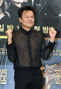 [포토]'골든걸스' 박진영, 4명의 디바와 함께!