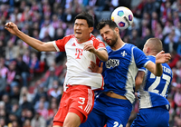 혹사도 이런 혹사가 없다, 더 리흐트는 교체했지만 ‘살인적 일정’ 김민재는 원백 소화…경기 후 허리 푹 숙인 몬스터