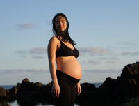 윤진서, 남편이 찍어준 만삭사진 공개 “말로 다 하지 못할 신비로운 시간 8개월째”