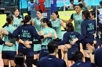 [포토]승리의 기쁨을 나누는 GS칼텍스