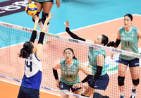 [포토]힘차게 공격하는 GS칼텍스 한수지