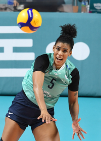 [포토]GS칼텍스 실바, 힘이 넘치는 서브