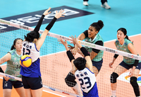 [포토]공격 성공하는 GS칼텍스 실바