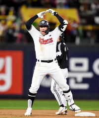 [포토] 황재균 '동점이다'