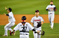 [포토]'마지막 이닝 책임졌지만' 무덤덤한 고우석