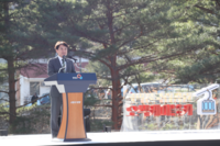 [포토]김진태 강원특별자치도지사, 41년 만의 숙원사업 ‘설악산 오색삭도(케이블카) 착공식’ 참석