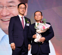 [포토] 인천광역시 유정복 시장, 서울 석세스 대상 광역행정대상 수