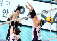 [포토]득점하는 GS칼텍스 유서연