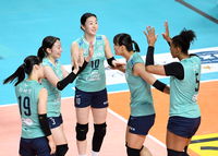 18득점에 9블로킹, 최정민 ‘인생 경기’ 했는데…GS 실바-강소휘 사이드 공격이 더 강했다[현장리뷰]