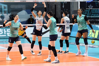 [포토]승리의 기쁨을 나누는 GS칼텍스