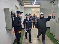 김숙자 횡성소방서장, 횡성변전소 화재안전점검 실시!