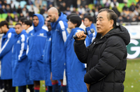 [포토]수원 삼성 이준 대표, 재창단의 각오로...