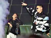 [포토]'시상식장 뜨겁게 만드는' 랩하는 축구선수 이순민