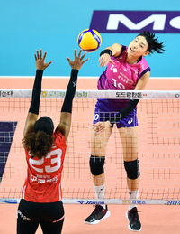 [포토]'후위공격 성공' 김연경