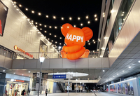 한화커넥트, 임지빈 작가와 협업…6M 초대형 베어벌룬 전시