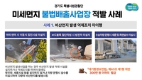 경기도, 대기배출시설 360곳 단속 56건 불법 적발