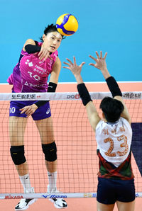 [포토]‘이런 1:1은 너무 쉽지!’ 김연경